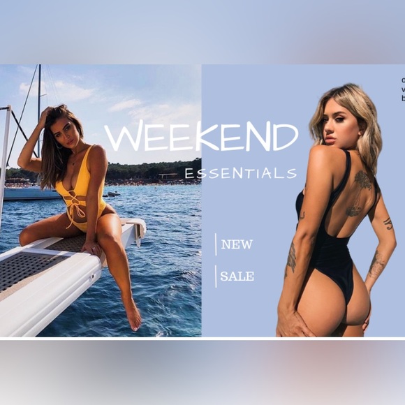 New Sexy Cutout Lace Up Backless High Cut Piece Swimsuit‎ Monokini - Picture 5 of 6